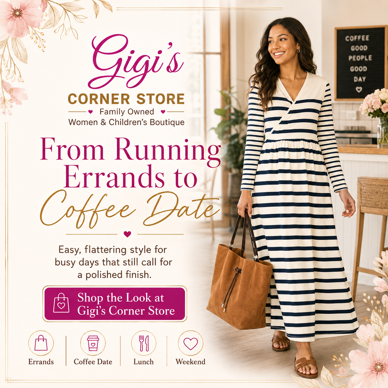 Get the Look - Errands to Coffee Date