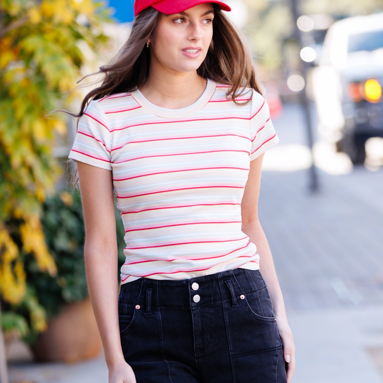 The Right Stripe Top