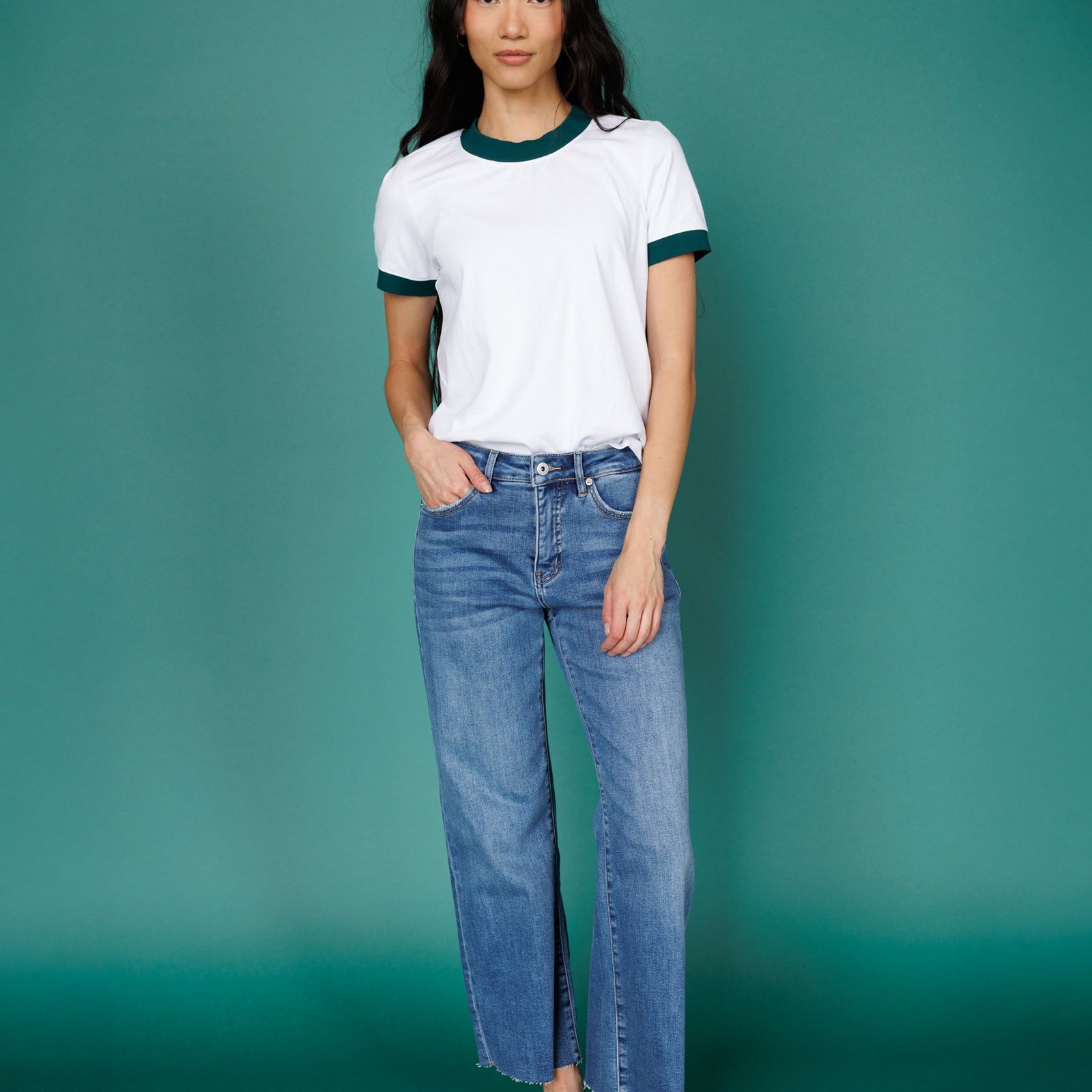 High Rise Wide Leg