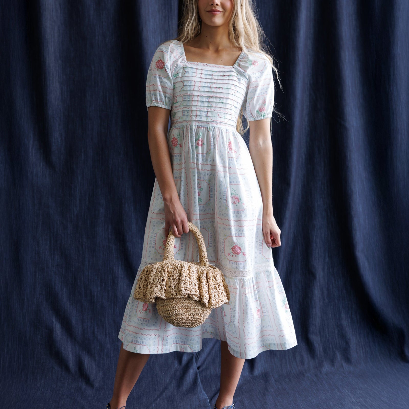 Cross Stitch Crochet Dress