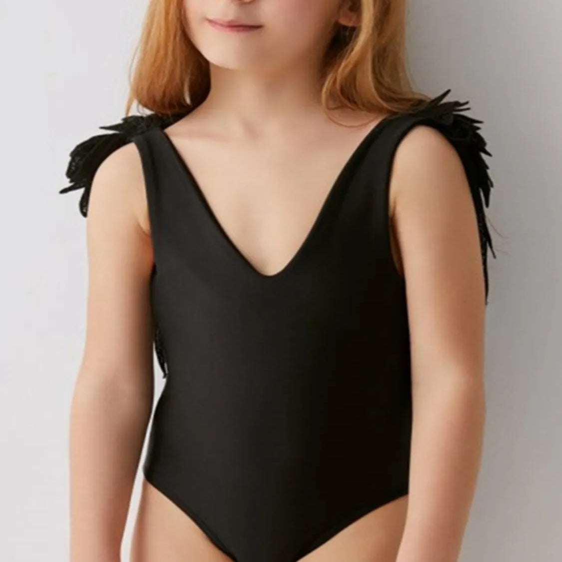 Backless Wide Strap Parent-Child Swimwear