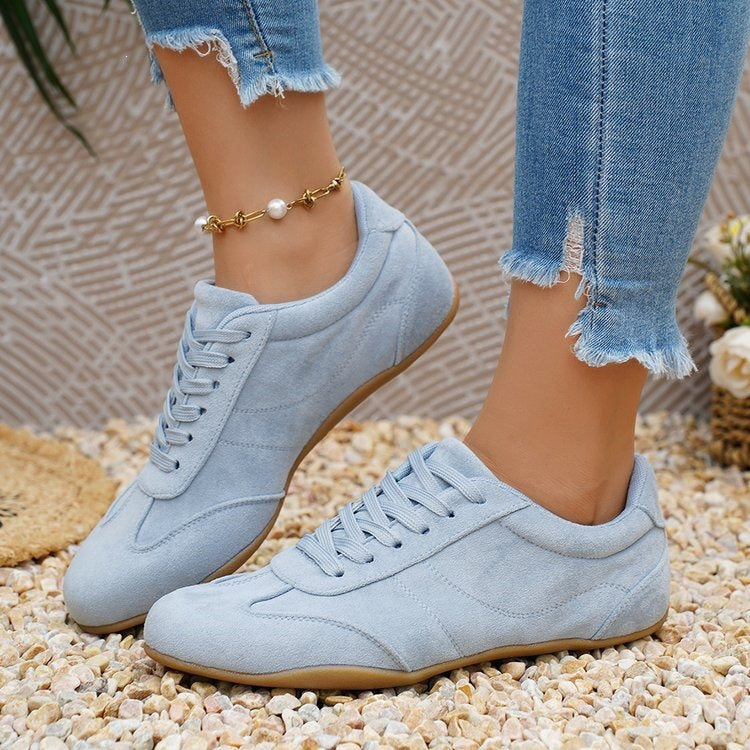 Women's Retro Runner Suede Flat Sneakers