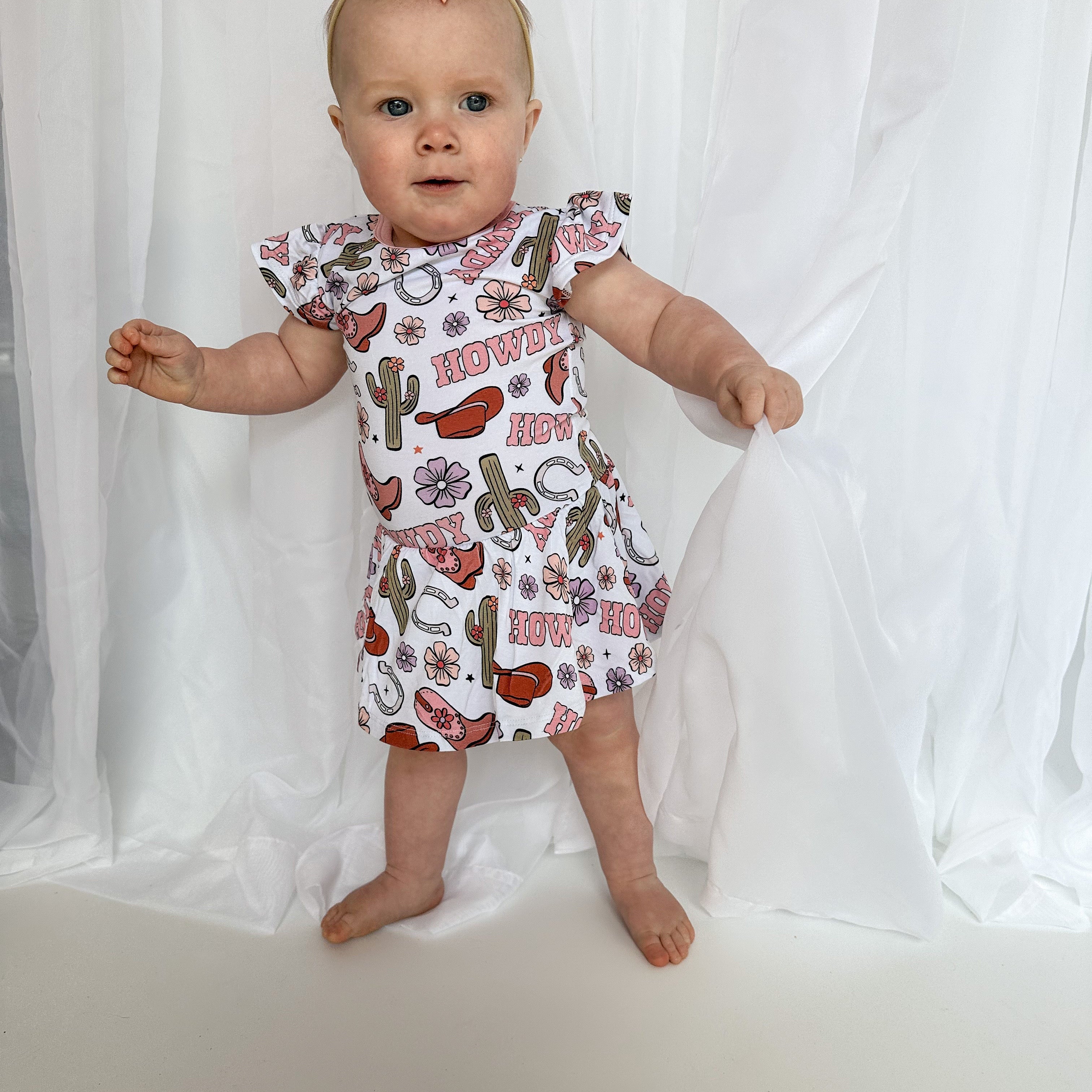 Howdy Darling Baby Twirl Dress
