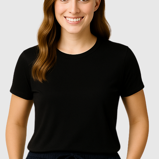 Everyday Bamboo T-Shirt Women - Black