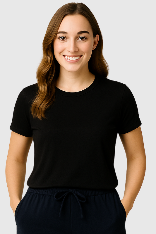 Everyday Bamboo T-Shirt Women - Black