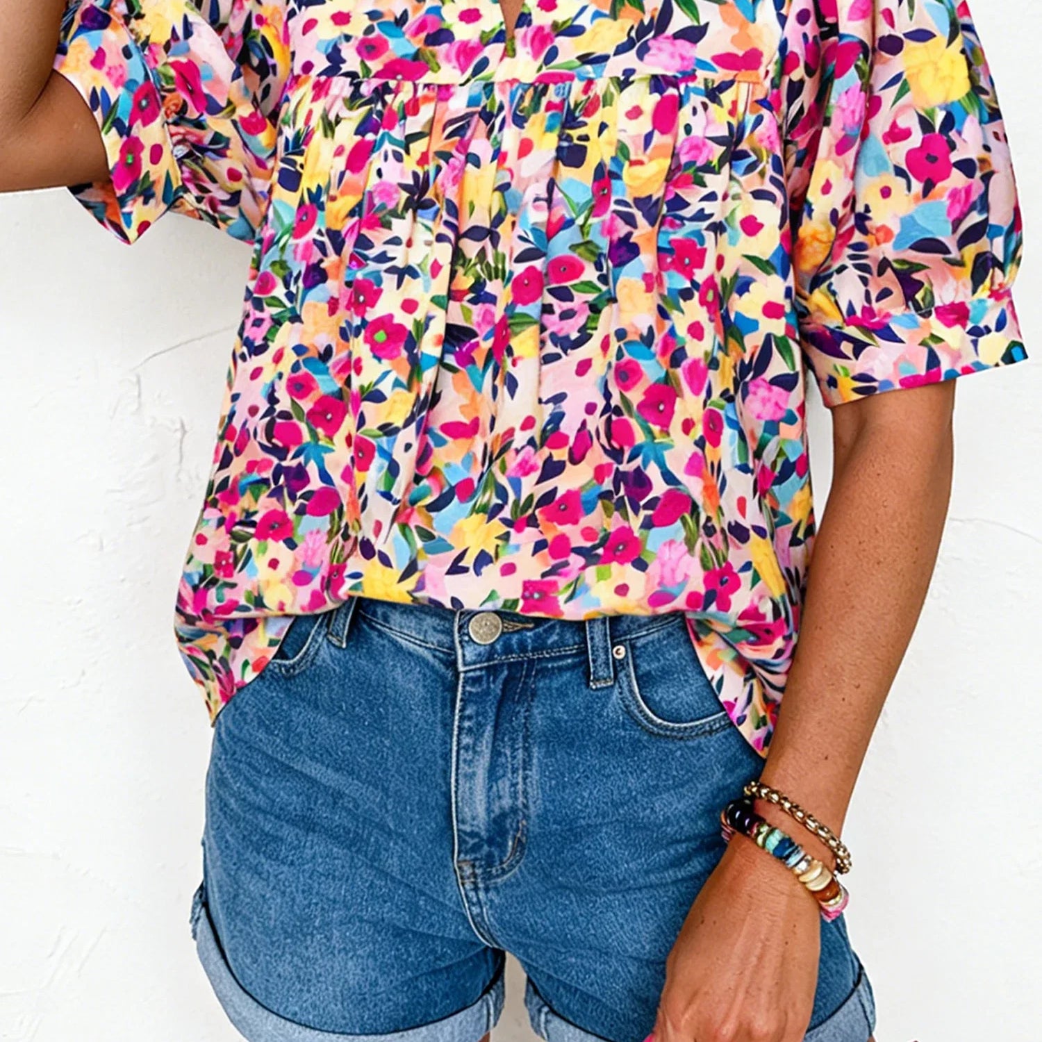 Maxine-Spring Floral Blouse