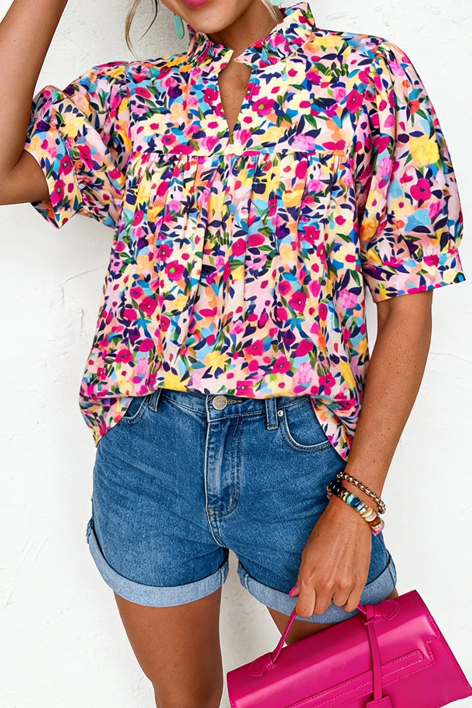 Maxine-Spring Floral Blouse