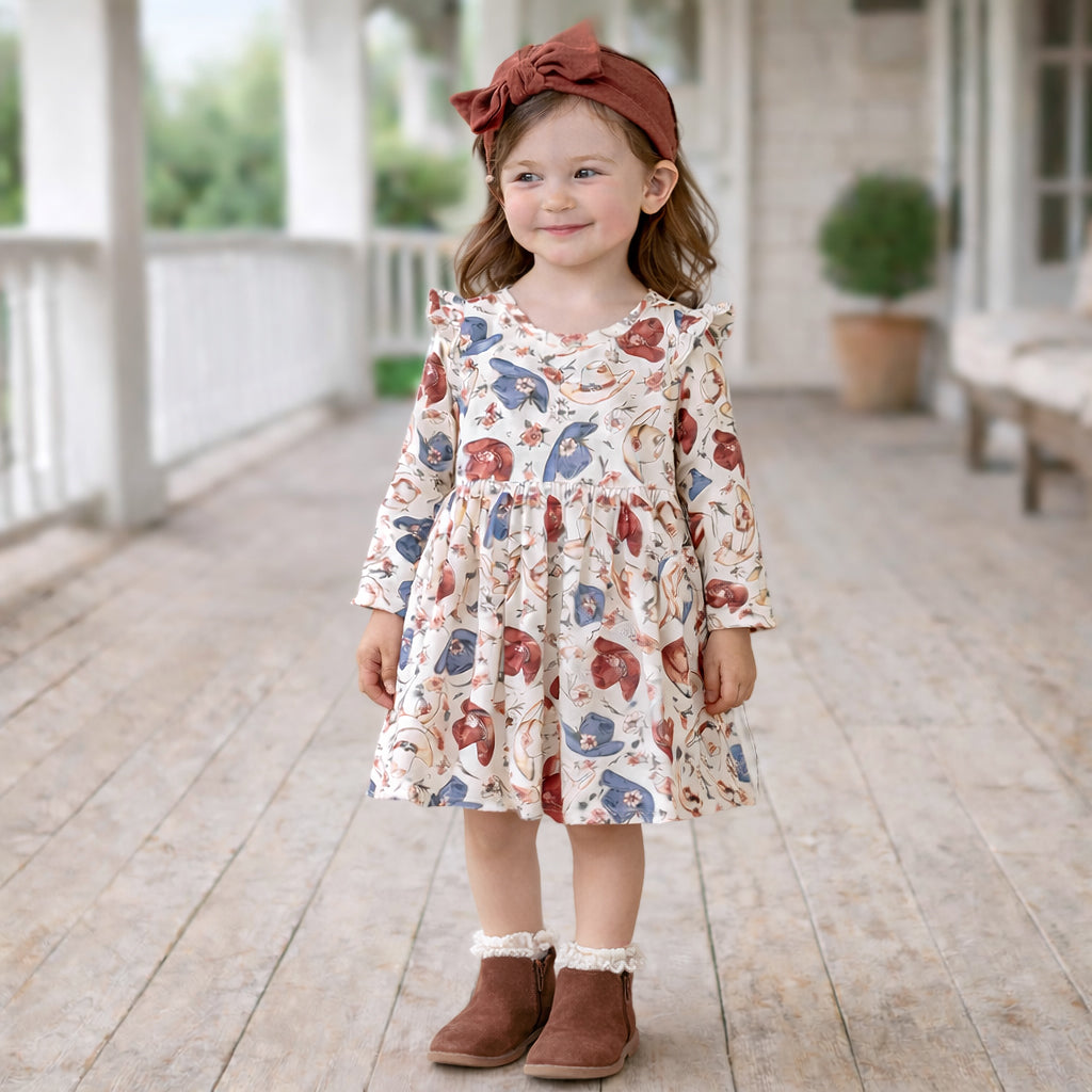 Wildflower Rodeo Cowgirl Dress - Bamboo