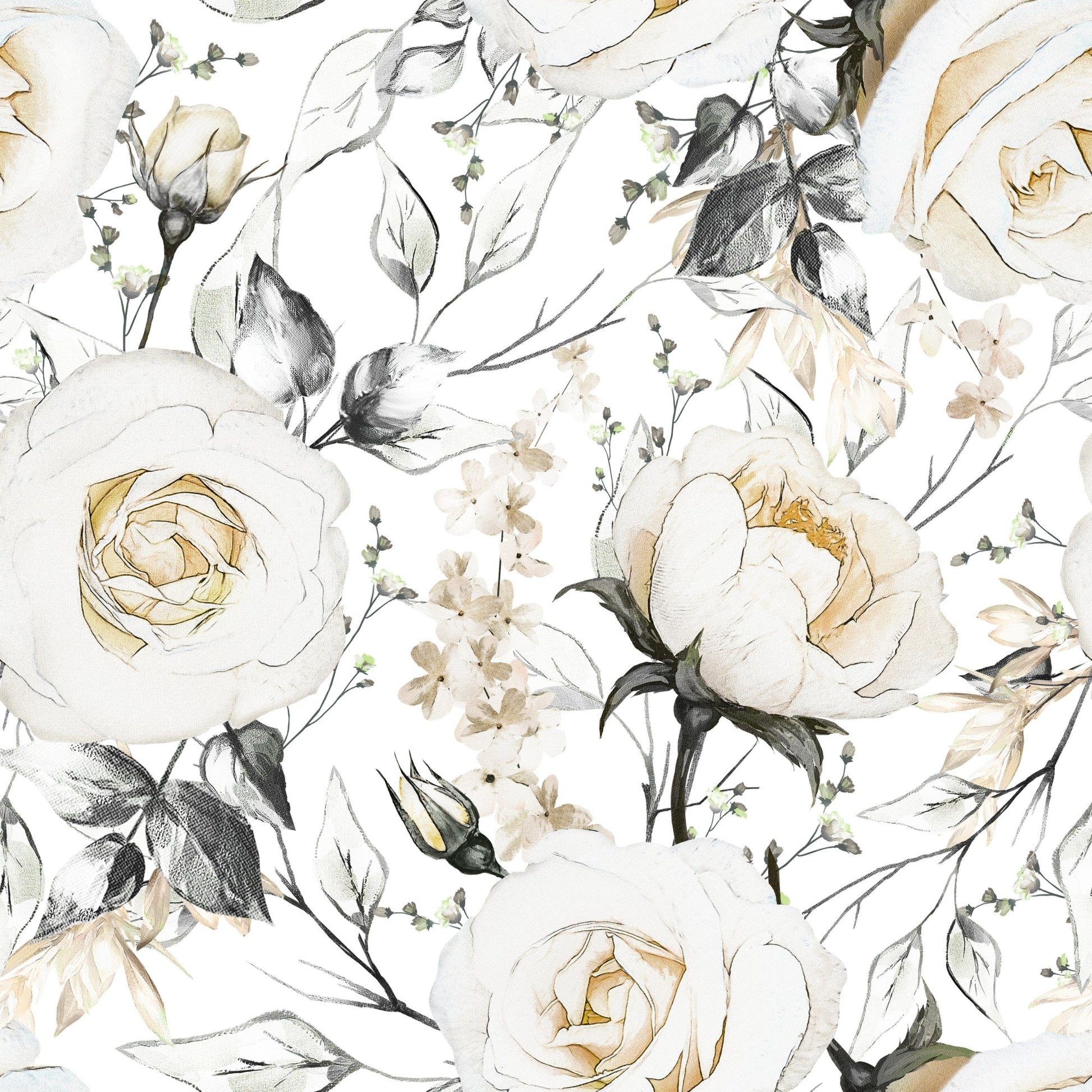Baby Shopping Cart Cover | Coming Up Roses Beautiful Floral Print