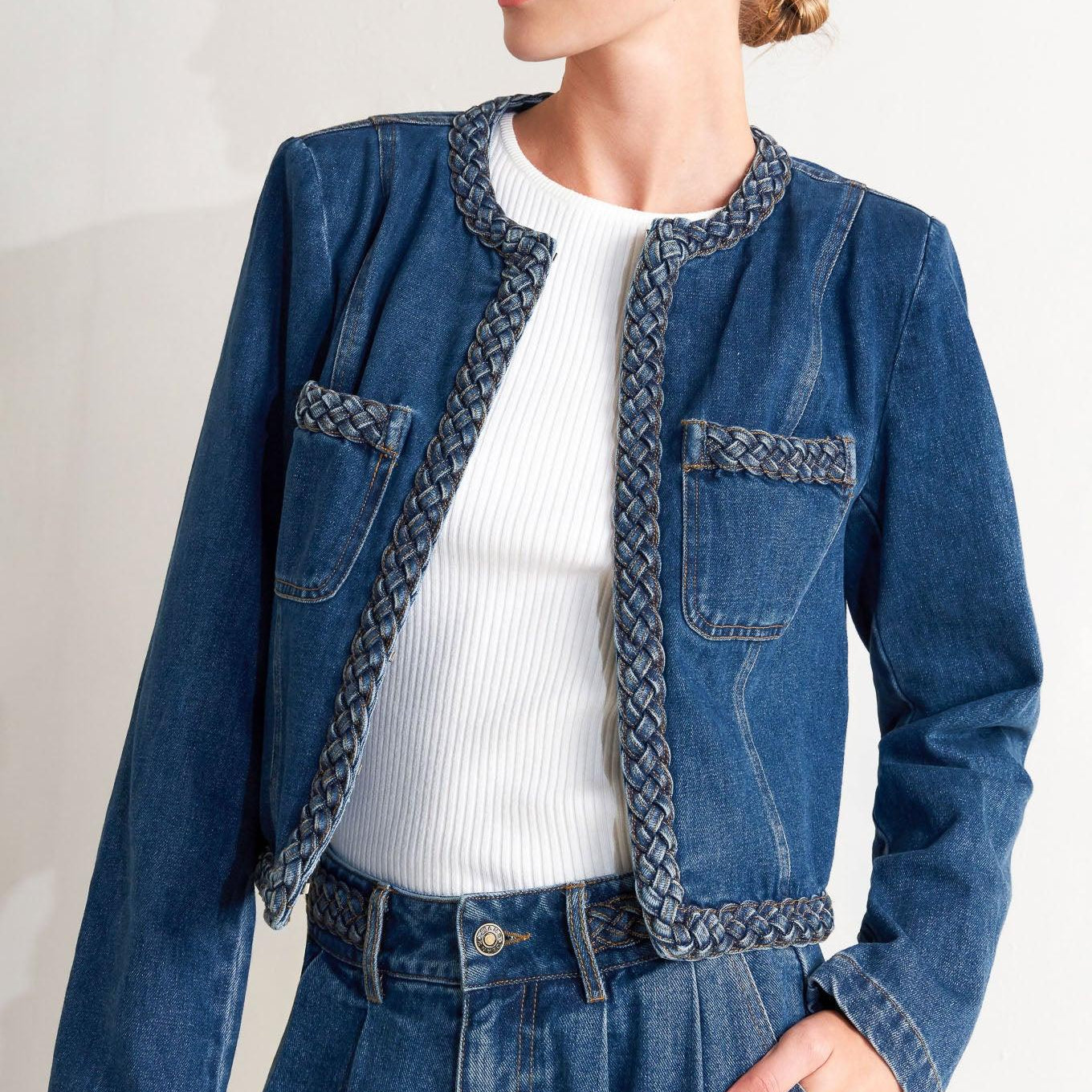 HERITAGE TWIST DENIM JACKET