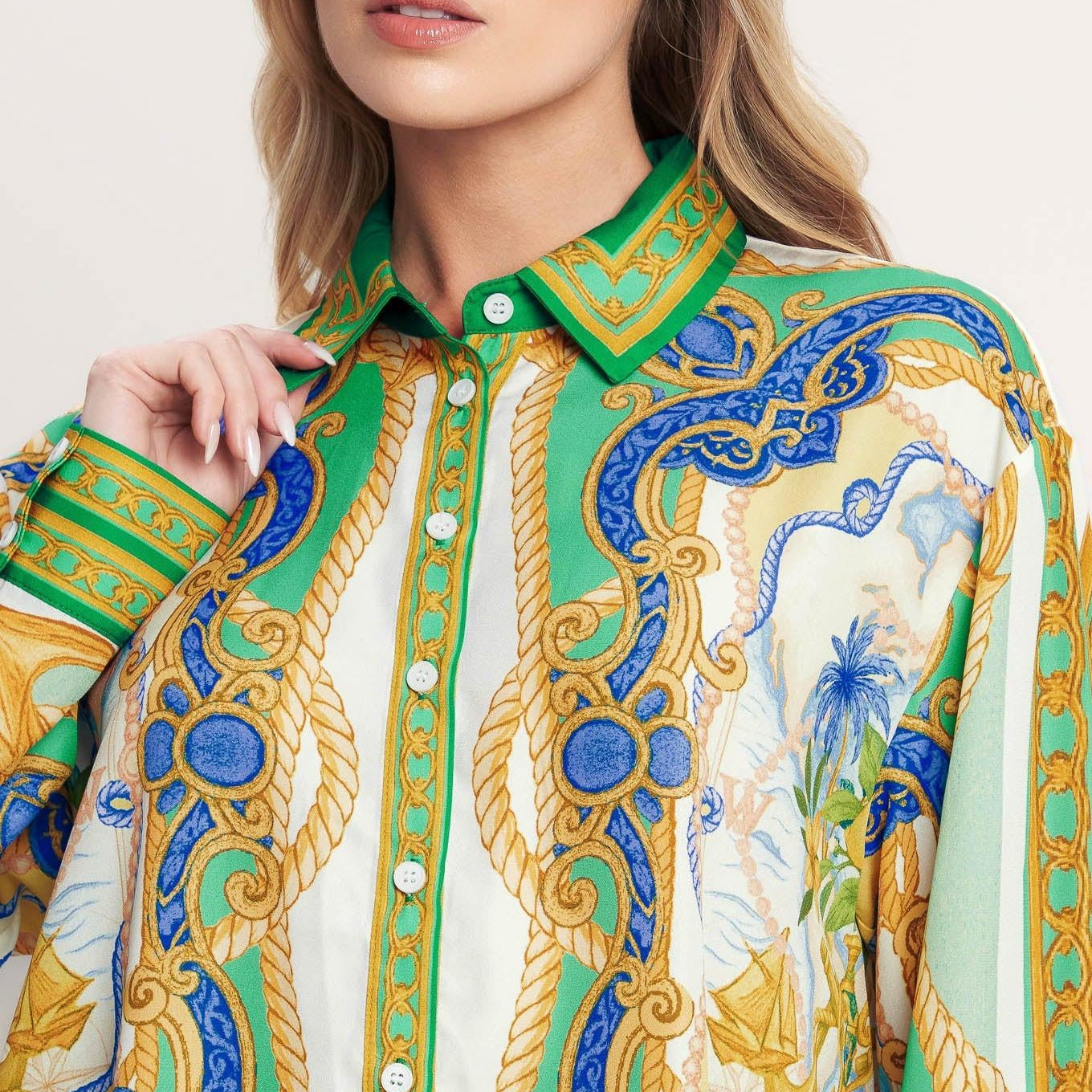 VINTAGE HEIRESS WOVEN TOP