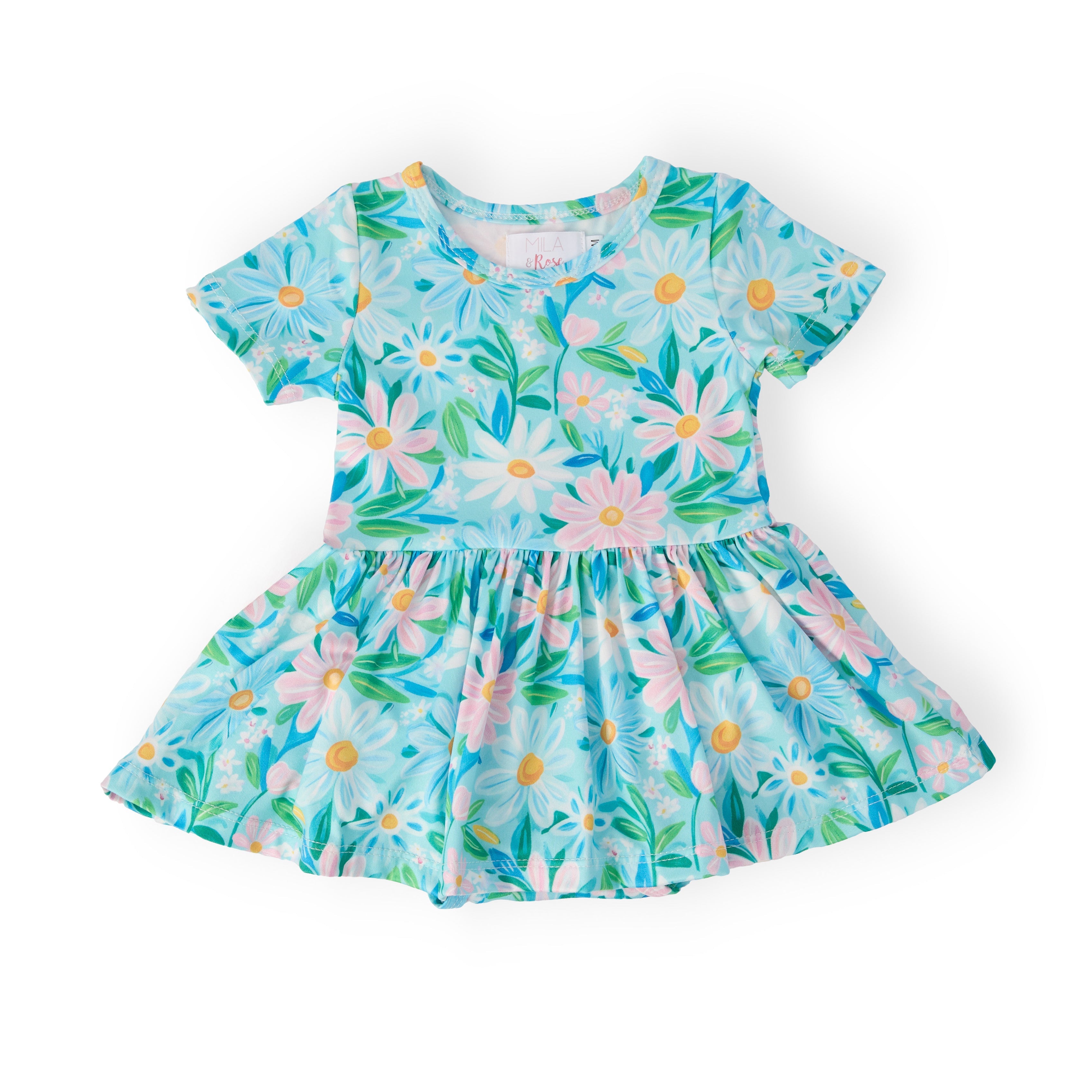 Preppy Daisies S/S Twirl Bodysuit