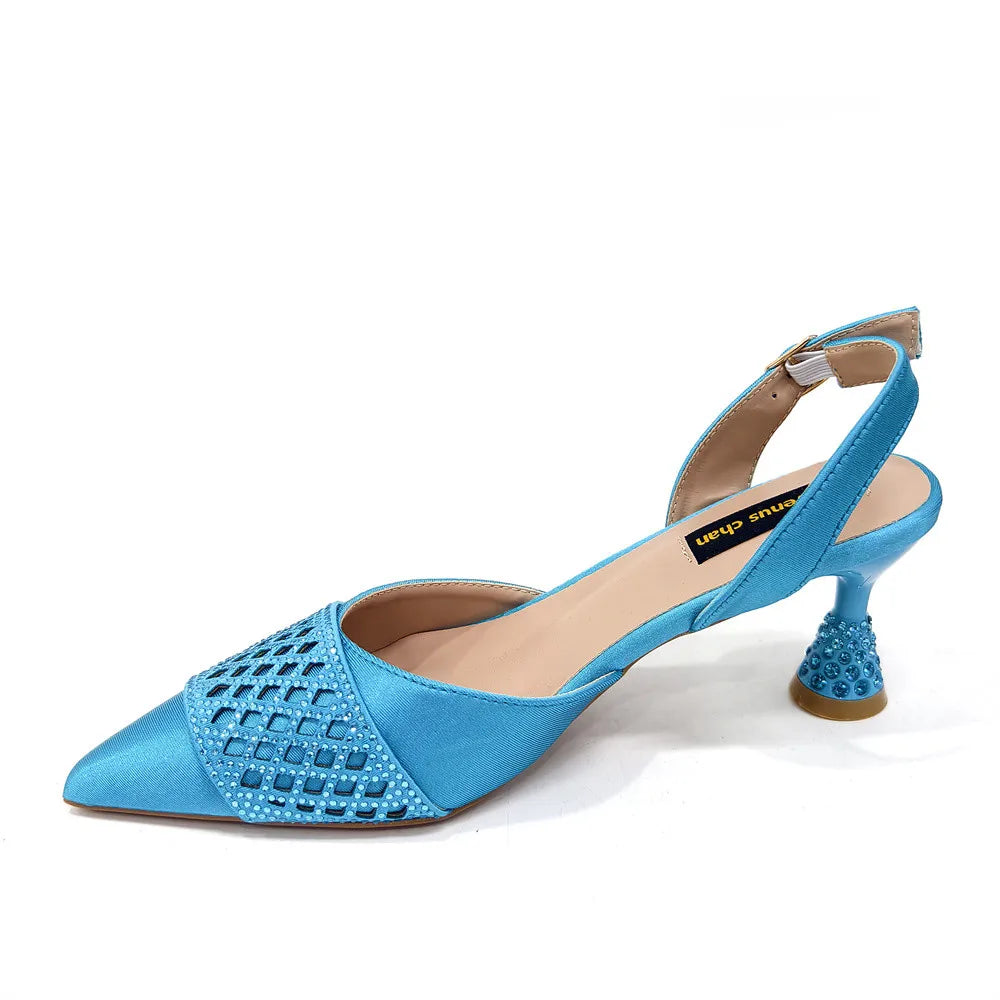 Latest Women Italian Shoes and Matching Bags TE342