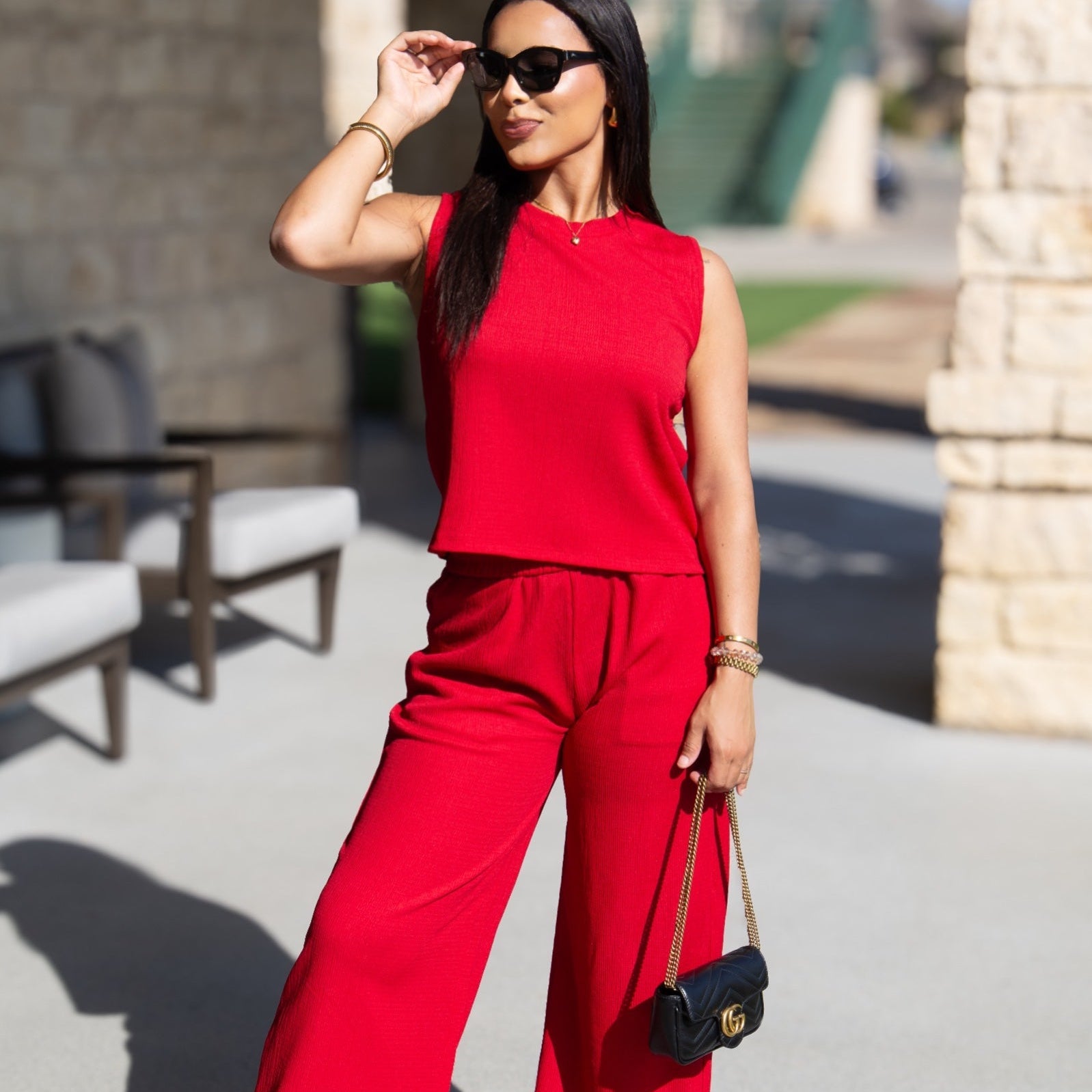 The Earhart Pants, Red