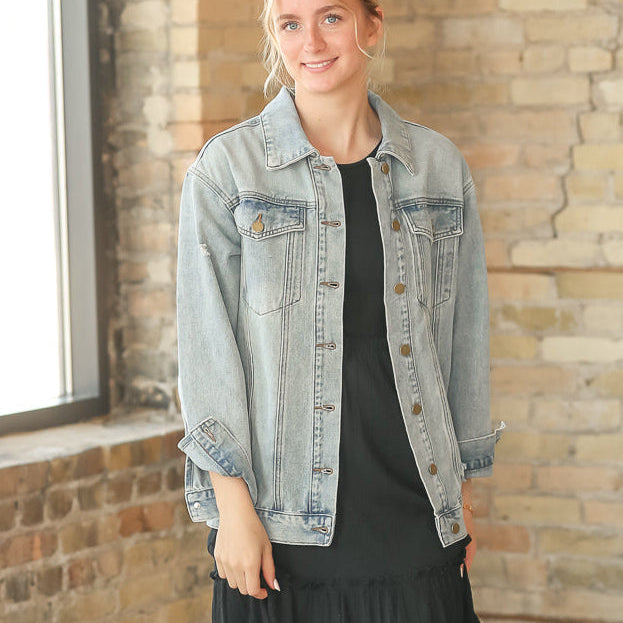 Brinx Oversized Denim Jacket