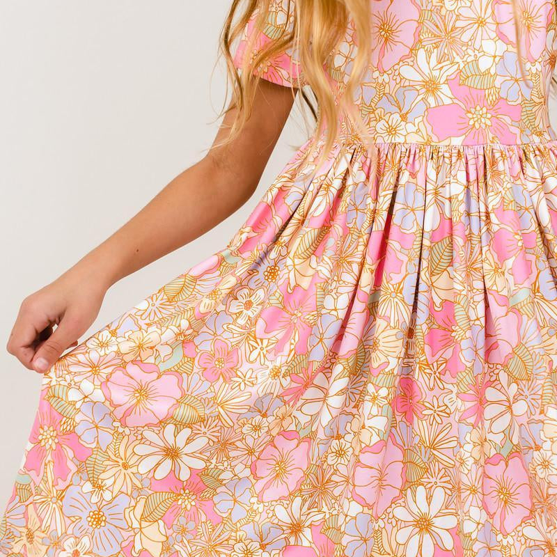 What's Up Buttercup S/S Pocket Twirl Dress