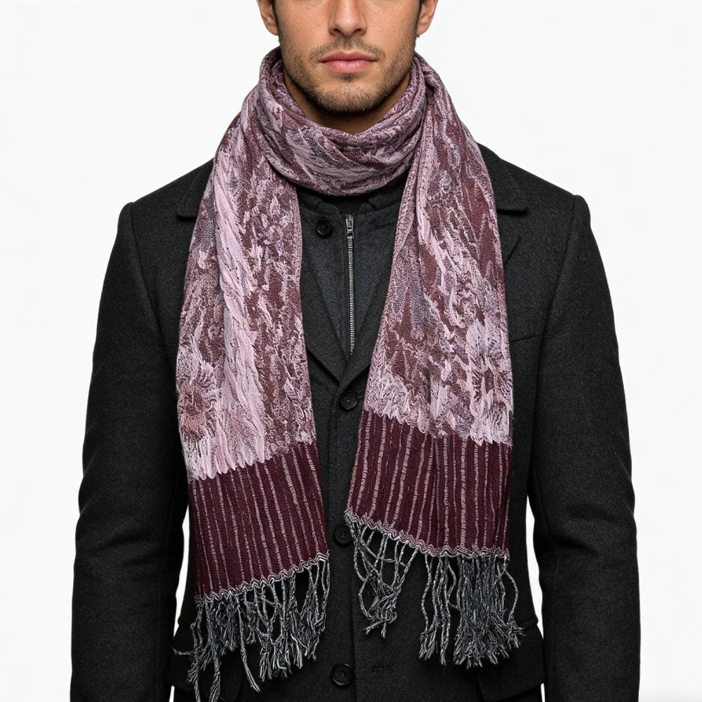 2pcs Glamorous Dinner Accessory Rich Jacquard Texture Catches Light Evening Jacquard Scarf, Luxe Look For Evening Wear, Scarf, vacation, daily Life, evening, party and office.