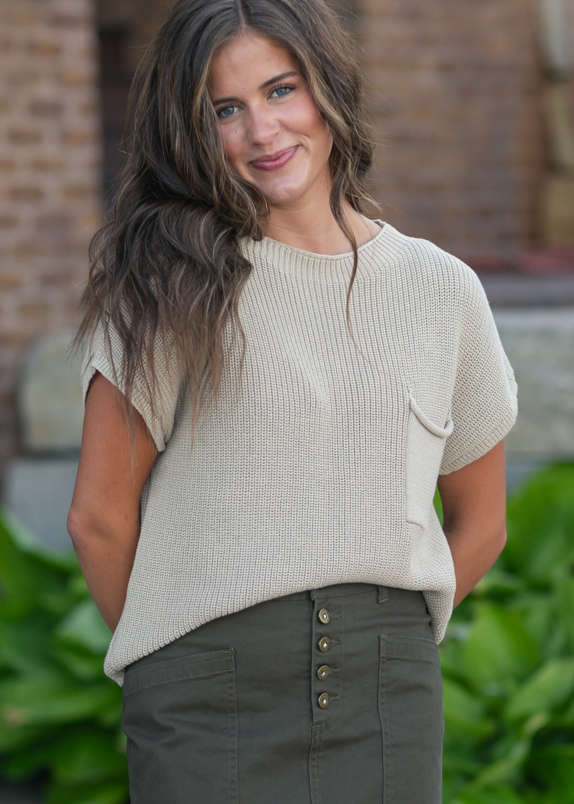 Danya Knit Sweater Top - FINAL SALE