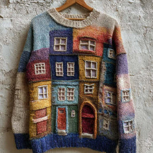 New Street-style Womens Crew-neck Sweatshirt For Fall And Winter