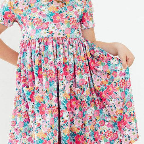 Petal Promises S/S Pocket Twirl Dress